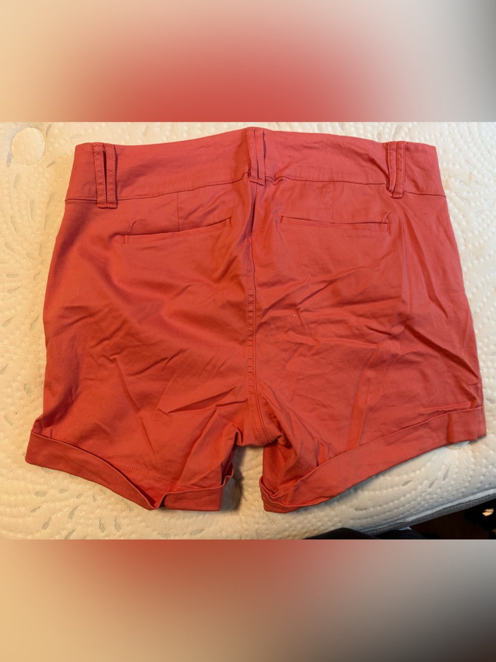 torrid Coral Stretch Shorts